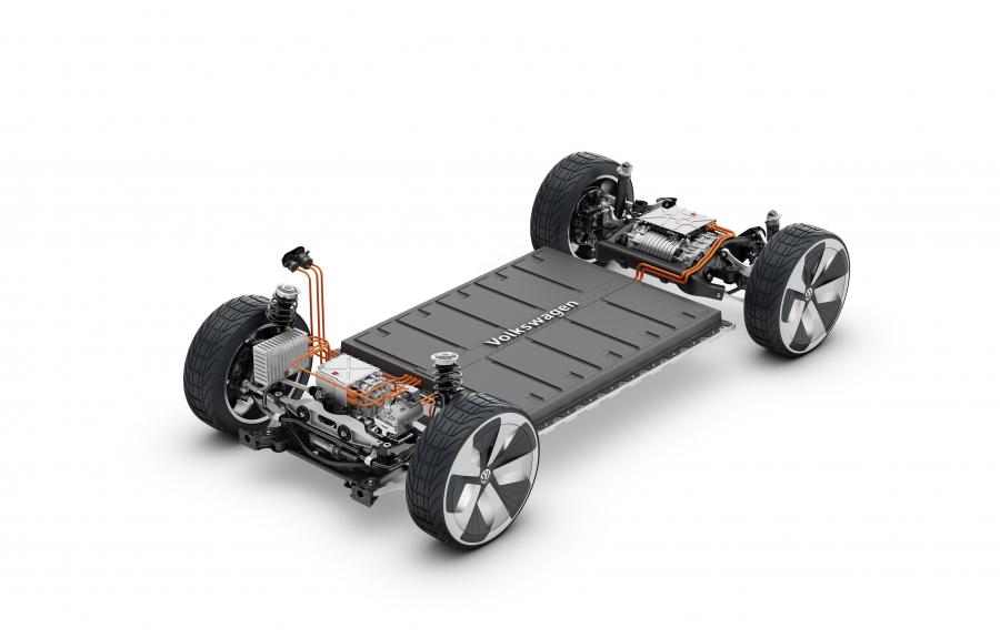 Схема Volkswagen I.D. Showcar Crozz 2017 года  (фото 18 из 55)